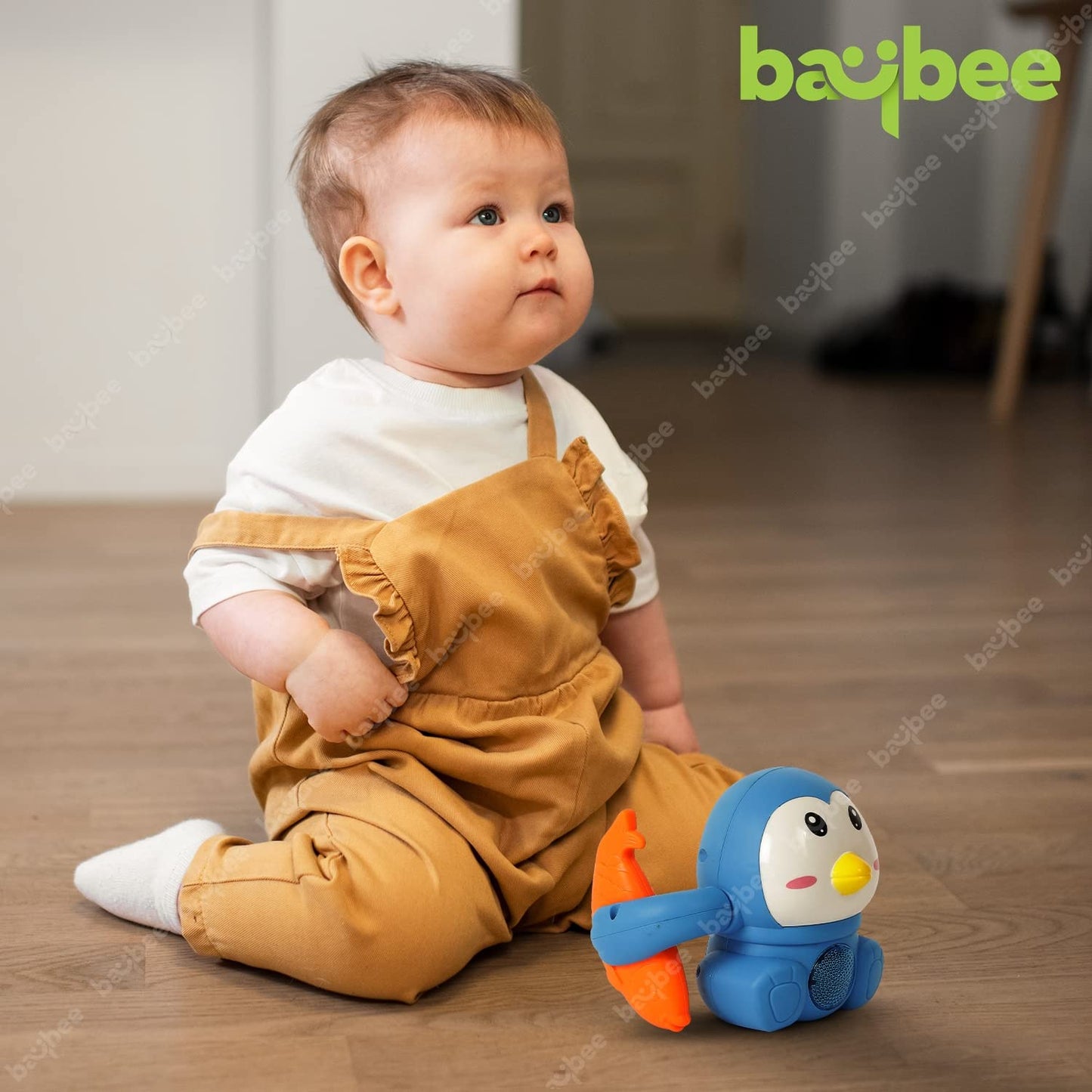 Baybee Tumbling Penguin Musical Toys For Baby Kids,Crawling Toys With 360 Spinning BAYBEE
