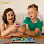 Baybee World Map Continents and Ocean Theme Wooden Puzzle for Kids with Pegs BAYBEE