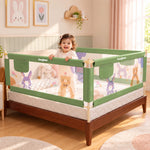 Baybee Bed Rail Guard for Baby Safety | Bed Side Protector for Baby with 28 Level Height Adjustable Baybee India