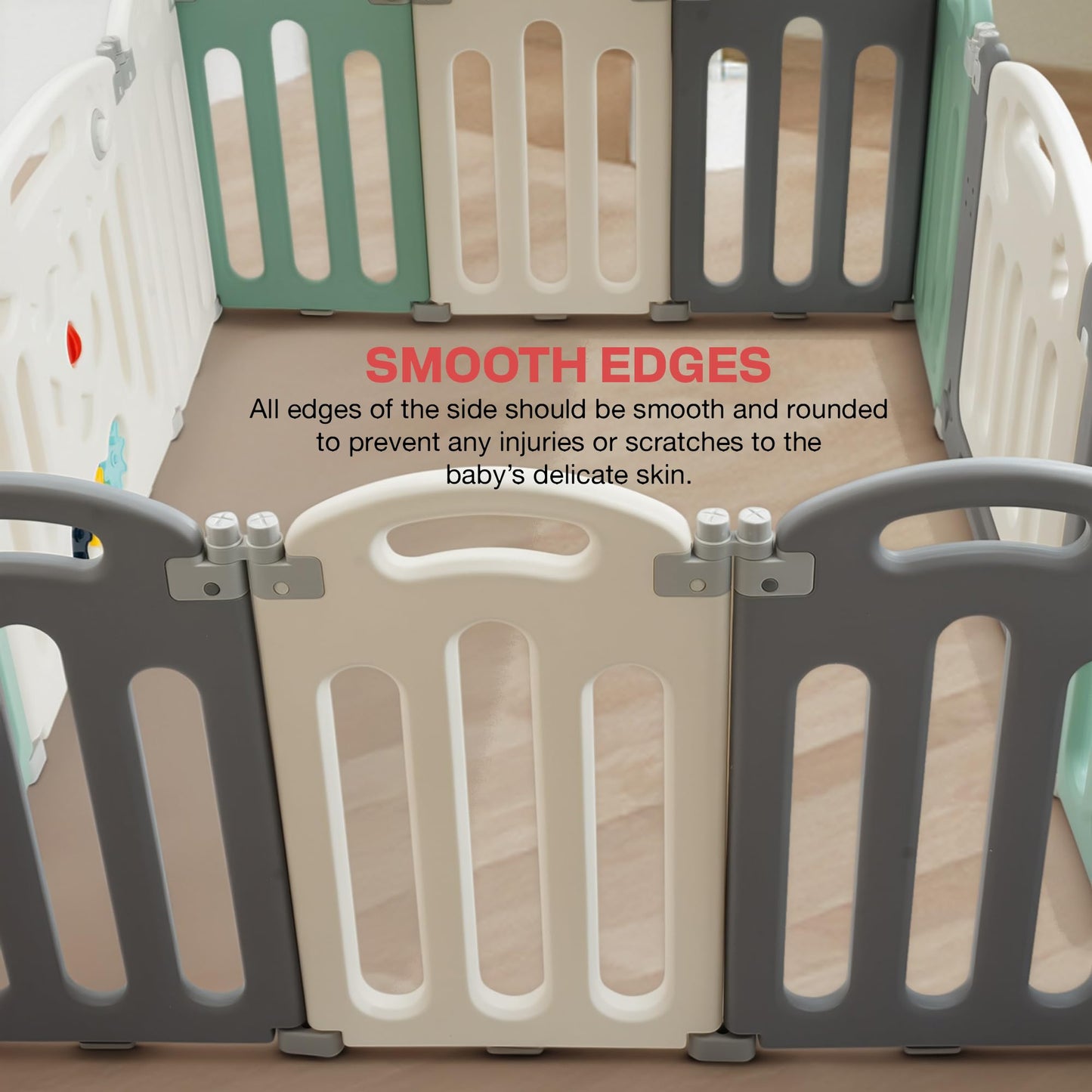 Baybee Totscape Kids Playpen for Babies Baby Play Area Indoor Setup BAYBEE