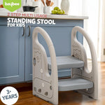 Baybee Toddler Step Stool for Kids 2-Step Stepping Ladder with Handles BAYBEE