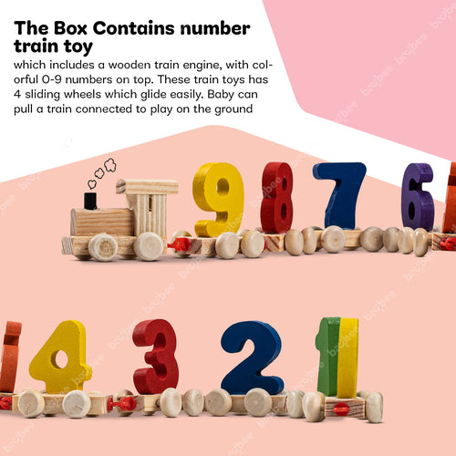 Baybee Push & Pull Digital Small Train Set Kids Toys BAYBEE