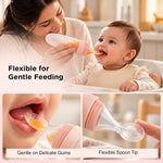 Baybee Silicone Food Squeeze Feeder Anti-Colic & BPA Free with Spoon for Infants Baybee India