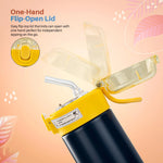 Baybee Dreamer Sipper Water Bottle with Straw for Kids (500ml) BAYBEE