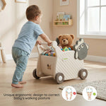 Baybee 2-in-1 Baby Shopping Cart Ergonomic Push Walker to Support Healthy Walking Baybee India