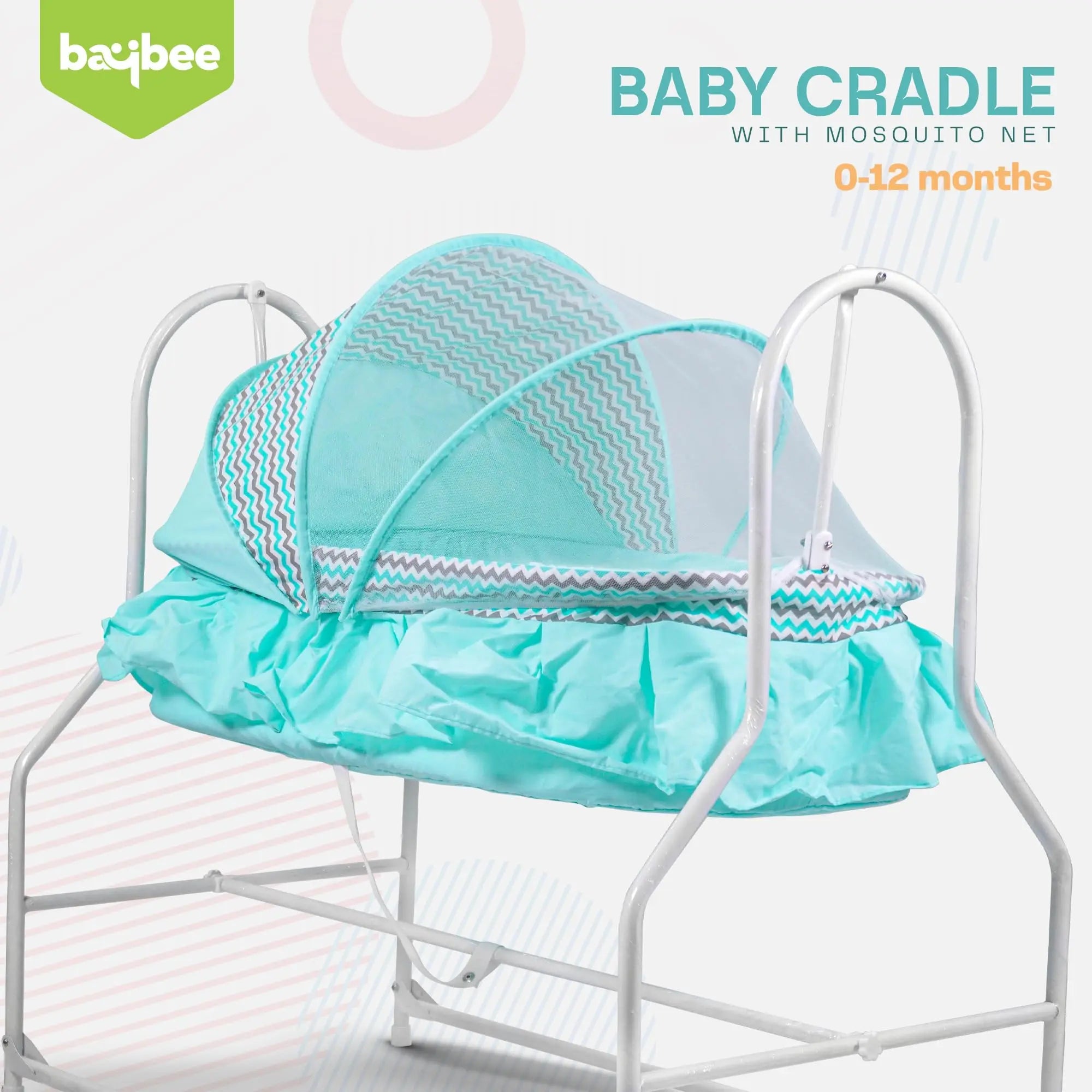 Baybee DreamSwing New Born Baby Swing Cradle with Mosquito Net