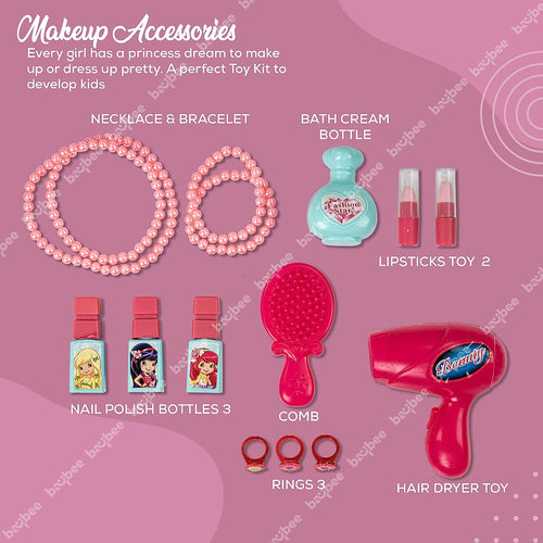 BAYBEE 3 in 1 Beauty Makeup Kit Set Toys for Girls BAYBEE