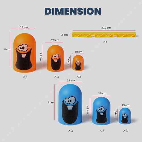 Baybee tic tac toe Game for kids & Adults | Gobble Table Top Board Game for Kids Family | x and o Strategy Board Game For Kids | Learning Toys for Kids 5+ Years | Outdoor & Indoor games for kids BAYBEE
