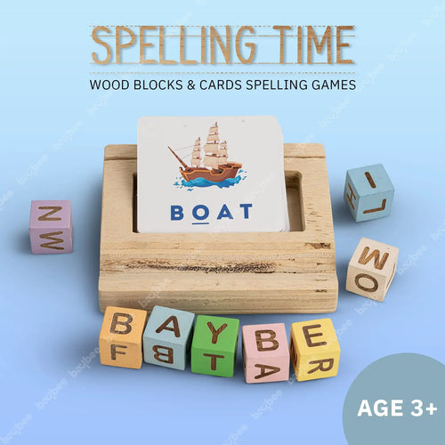 Baybee Alphabet Puzzle for Kids Alphabet Spelling & Reading Words with Flash Cards BAYBE