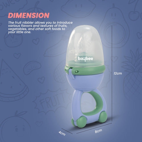 Baybee Silicone Baby Food & Fruit Nibbler for Babies, BPA Free Fresh Fruits Food Feeder for Baby Chewing Teething Toy BAYBEE