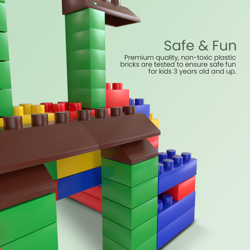 BAYBEE 250pcs Box of Building Blocks for Kids, Educational & Learning Toy for Kids Baybee