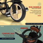 Baybee Albine 2 in 1 Baby Tricycle for Kids, Plug N Play Kids tricycle BAYBEE