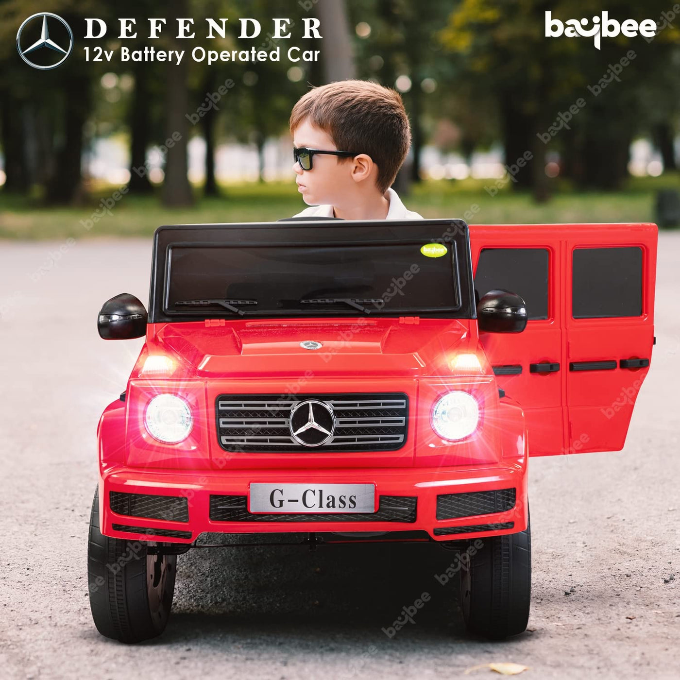 Baybee Defender Rechargeable Battery Operated Jeep for Kids Ride