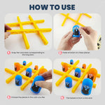 Baybee tic tac toe Game for kids & Adults | Gobble Table Top Board Game for Kids Family | x and o Strategy Board Game For Kids | Learning Toys for Kids 5+ Years | Outdoor & Indoor games for kids BAYBEE