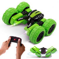 BAYBEE 1:20 Double Sided Remote Control Car for Kids, 4WD Stunt RC Cars with 360 Spin, Flip, Twist, Climbing