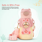 Baybee Baby Sipper Cup with Soft Silicone Straw Spill-Proof & Safe Sippy Bottle for Kids (500ml) BAYBEE