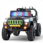 Baybee Blitzer 4×4 Battery Operated Jeep for Kids, Ride on Toy Car with RGB Windshield Light Baybee India