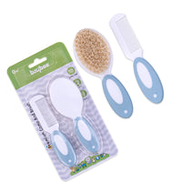 Baybee Premium 2 Piece Baby Hair Brush and Comb Set for Newborns with Ultra Soft Bristles