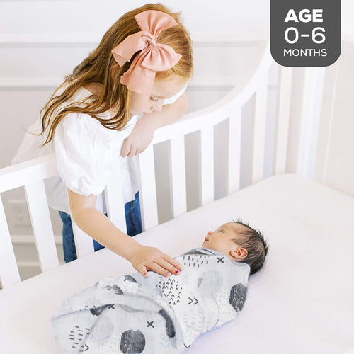 New Born Baby Cotton Muslin Swaddle Wrapper Blanket - Magical Space   (Pack of 5) BAYBEE