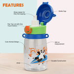 Baybee Bamboo Sipper Water Bottle with Straw for Kids Leak Proof (550ml) BAYBEE