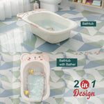 Baybee lora 2 in 1 Baby Bath Tub Seat for Kids Portable Bathing Tub for Babies Baybee India
