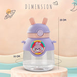 Baybee Bubbly Baby Sipper Water Bottle with Soft Silicone Straw and Adjustable Strap (670ml) BAYBEE