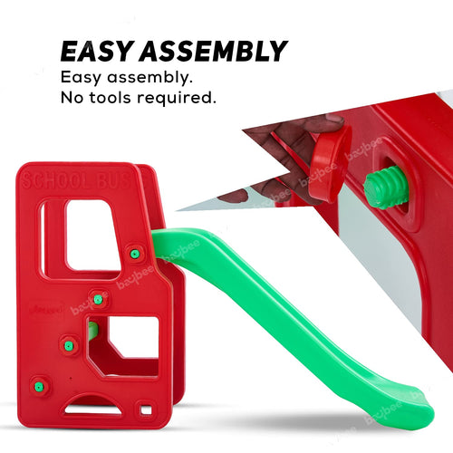 Baybee Garden Slides Plastic Super Senior Slide for Kids Foldable Garden Slider for Kids BAYBEE