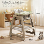 Baybee Breeze High Chair with Musical & Dual Removable Trays, Adjustable Feeding Chair Baybee India