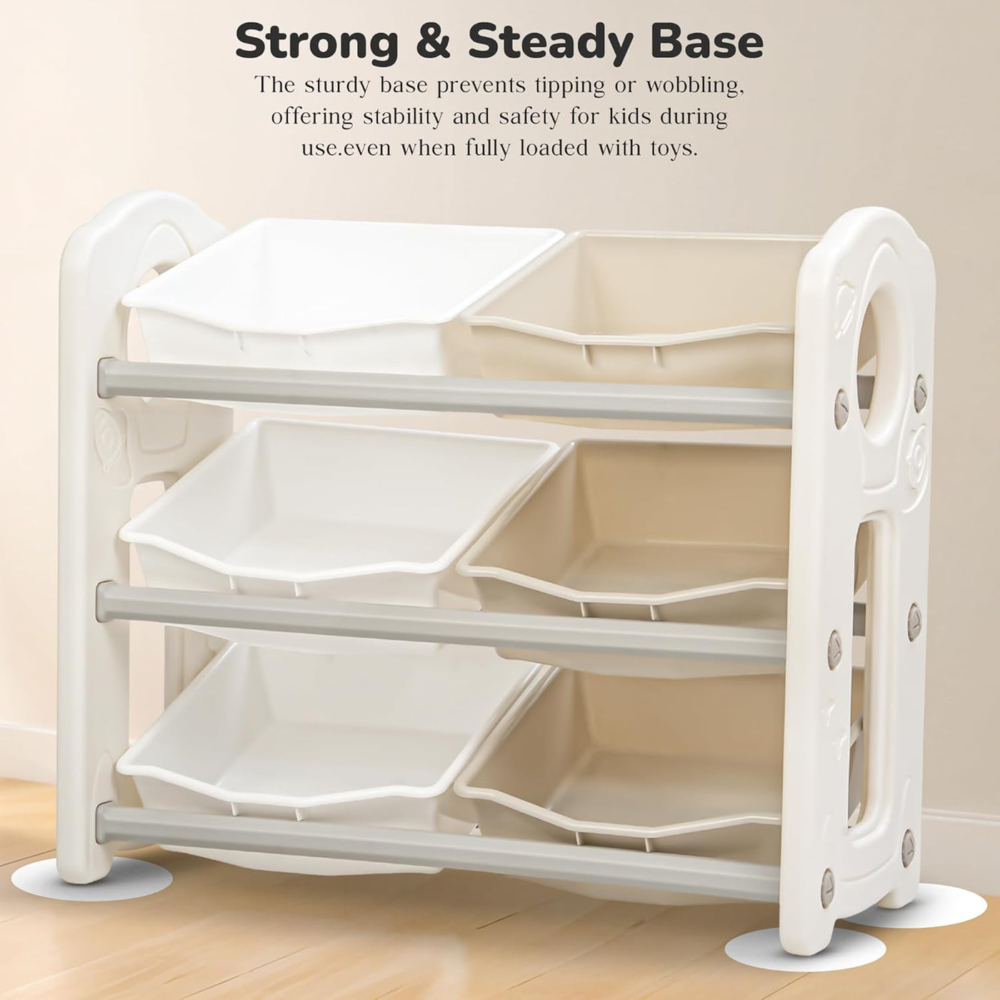 Baybee Toy Storage Organizer for Kids Room, Multi-Purpose Toy Storage Box with Bins