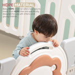 Baybee Lion Kids Playpen for Babies Foldable Baby Play Area Indoor Setup (20 Panels) BAYBEE