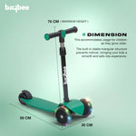 Baybee Zoomie Foldable Kick Scooter for Kids BAYBEE