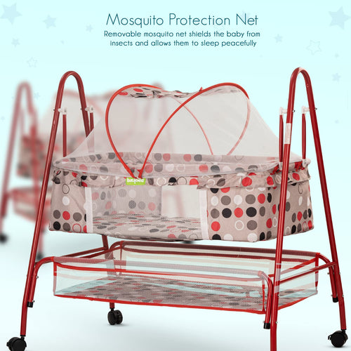 BAYBEE Arise Baby Swing Cradle for Baby with Mosquito Net, Palna Jhula for Baby BAYBEE