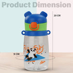 Baybee Bamboo Sipper Water Bottle with Straw for Kids Leak Proof (550ml) BAYBEE