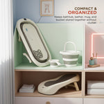 Baybee Aquabee Baby Bath Tub Set for Kids Portable Bathing Tub with Temperature Sensing - Baybee India