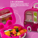 Baybee 2 in 1 Kitchen Set for Kids Girl, Role Play Kitchen Set for Kids Toys.