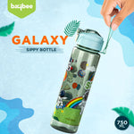 Baybee Galaxy Baby Sipper Water Bottle with Soft Silicone Straw and Strap (800ml) BAYBEE