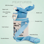 Baybee 2 in 1 Hydro Sipper Bottle for Kids Non-Toxic Water Bottle 500 ml BAYBEE