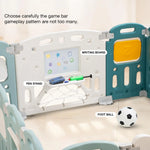 Baybee Train Kids Playpen for Babies Foldable Baby Play Area Indoor Setup with Safety Lock (18 Panels) BAYBEE