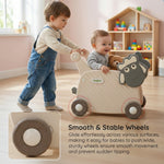 Baybee 2-in-1 Baby Shopping Cart Ergonomic Push Walker to Support Healthy Walking Baybee India