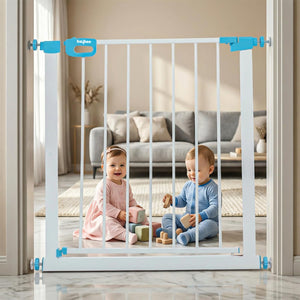 Baybee Baby Safety Gate for Door & Stairs- Auto-Close Safety Gate for Kids & Pets