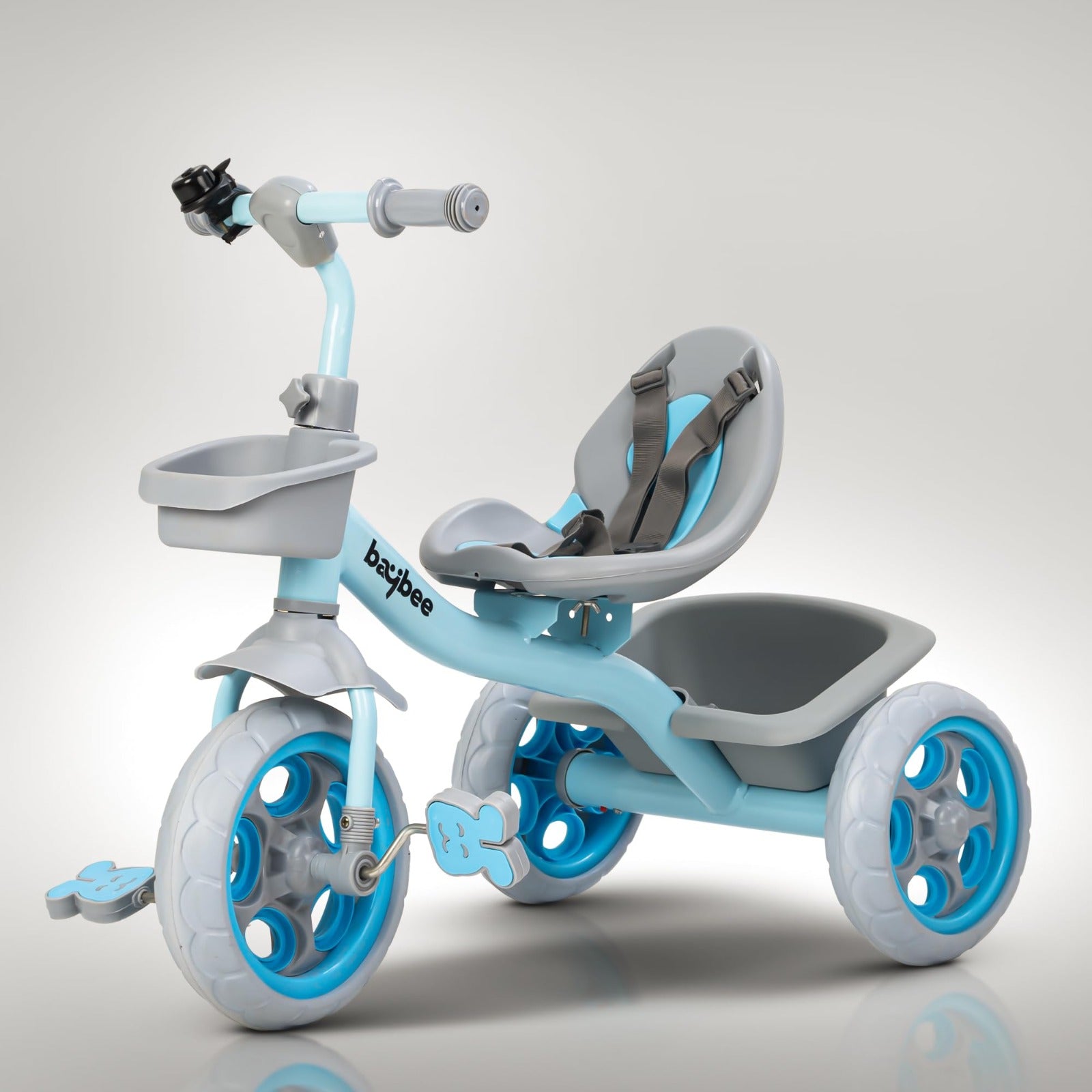 Baybee Beagle Baby Cycle for Kids, Plug Kids Tricycle with Eva Wheels, Safety Belt, Footrest & Toy Storage Basket | Kids Cycle Trikes | Baby Tricycles for Kids 2 to 5 Years Boys Girls