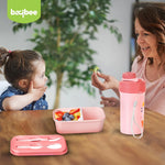 Baybee TiffinTote Lunch Box for School Kids with Spoon & Fork (1050ml LB with 500ml WB) BAYBEE