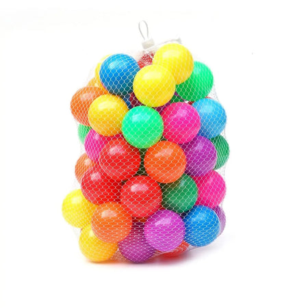 BAYBEE Soft Plastic Balls for Ball Pit for Kids Reusable Soft Crush Proof Play Pit Balls Multicolour (24 Pcs) BAYBEE