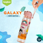 Baybee Galaxy Baby Sipper Water Bottle with Soft Silicone Straw and Strap (800ml) BAYBEE
