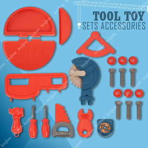 BAYBEE Plastic 3 in 1 Pretend Play Tool Set Kit Toys for Kids
