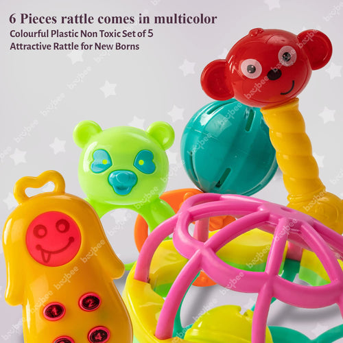 Baybee 5 Pcs Baby Toys Rattles Set for Babies BAYBEE
