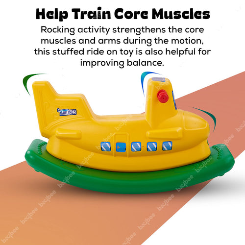 BAYBEE Multicolor Plastic Rocking Chair Horse for Kids BAYBEE