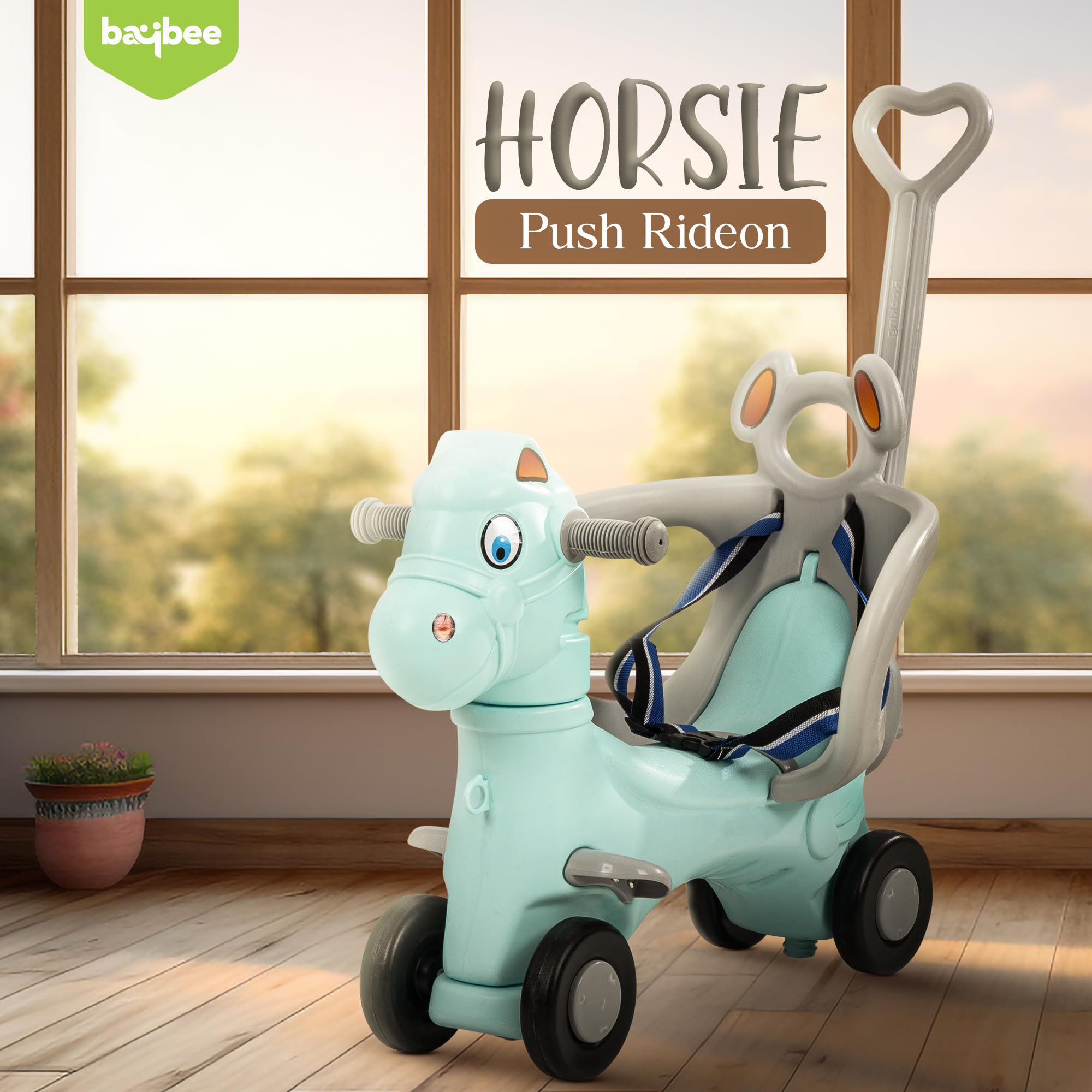 Best 2 in 1 Baby Horse Rider Interactive & Safe Ride-On Toy for Babies ...