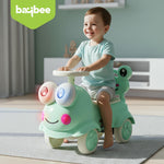 Baybee Kermit Ride on Cars for Kids Indoor Baby Push Ride-ons with Glowing Lights BAYBEE