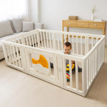Baybee Playora Kids Playpen for Babies Baby Play Area Indoor Setup with Safety Door Lock (10 Panel) BAYBEE